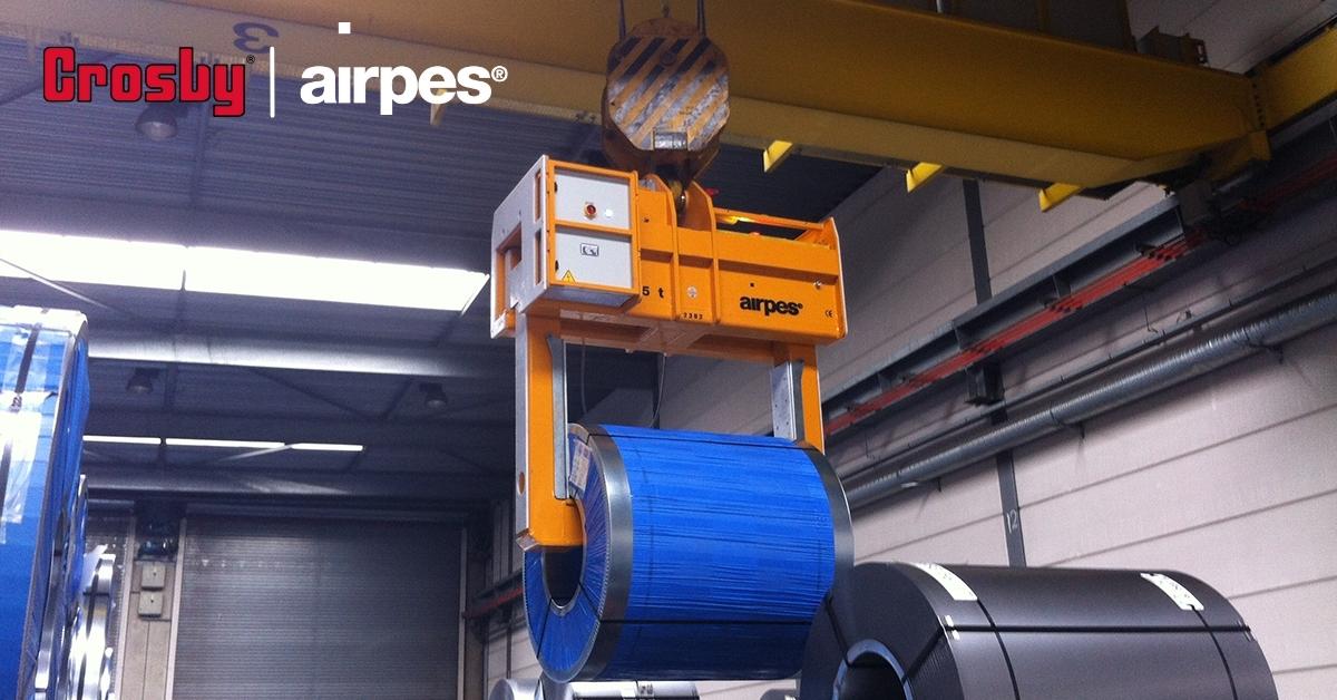 Types of coil handling devices - Crosby Airpes