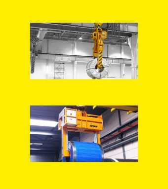 Coil Lifting Tongs - Handling Lifting Equipment - Airpes