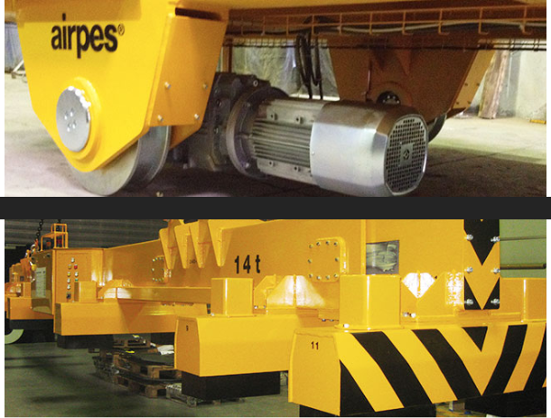 Electromagnet beam and AGV car Electromagnet beam and AGV car