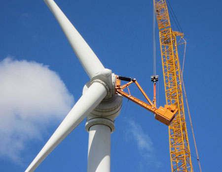 Wind energy industry - The best lifting equipment supplier - Airpes