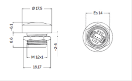 ø 16 mm version pushbuttons - AUTEC - Airpes