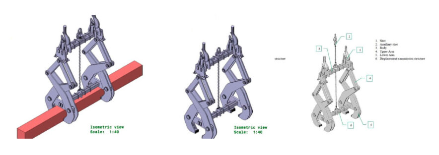 Scissor Lifting Tongs Predesigns - Crosby Airpes