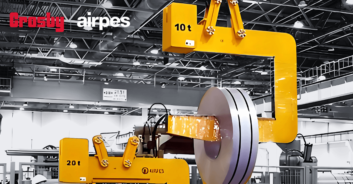 C-hook for handling metal coils - Crosby Airpes