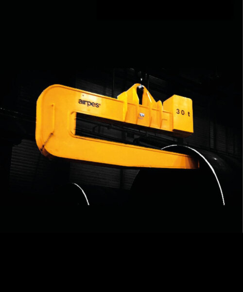 3 C-Hook ready for use in steel manufacturing facility