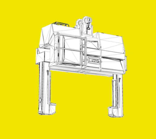 2202-AIR-07-lifting-equipment-design Autocad 3D model of a coil lifting tong