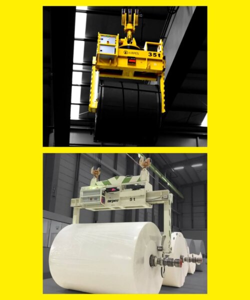 Crane Lifting Tongs Coil & Paper Lifting Tongs by Crosby Airpes