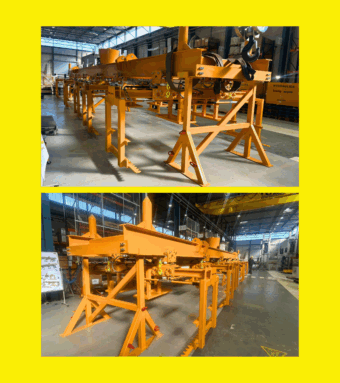 	
Custom lifting beam for straw bale handling in biomass fuel handling systems by Crosby Airpes